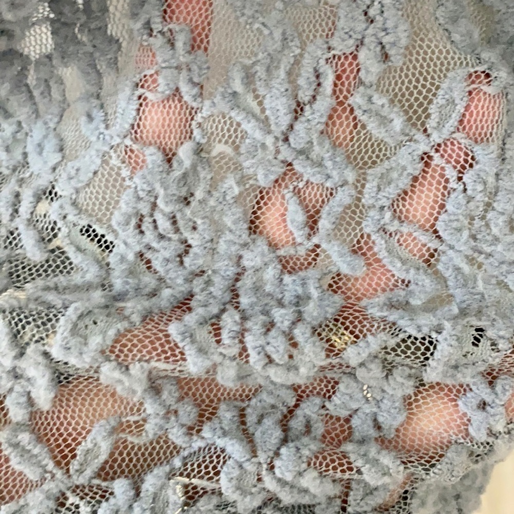 Anthropologie Eloise Brushed Lace Pullover Top L - Picture 9 of 15